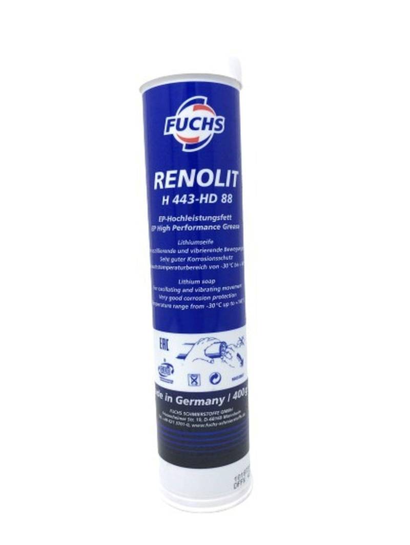 FUCHS Renolit H 443-HD 88 Fett Schmierfett Mehrzweckfett 400gr Kartusche von SILKOLENE