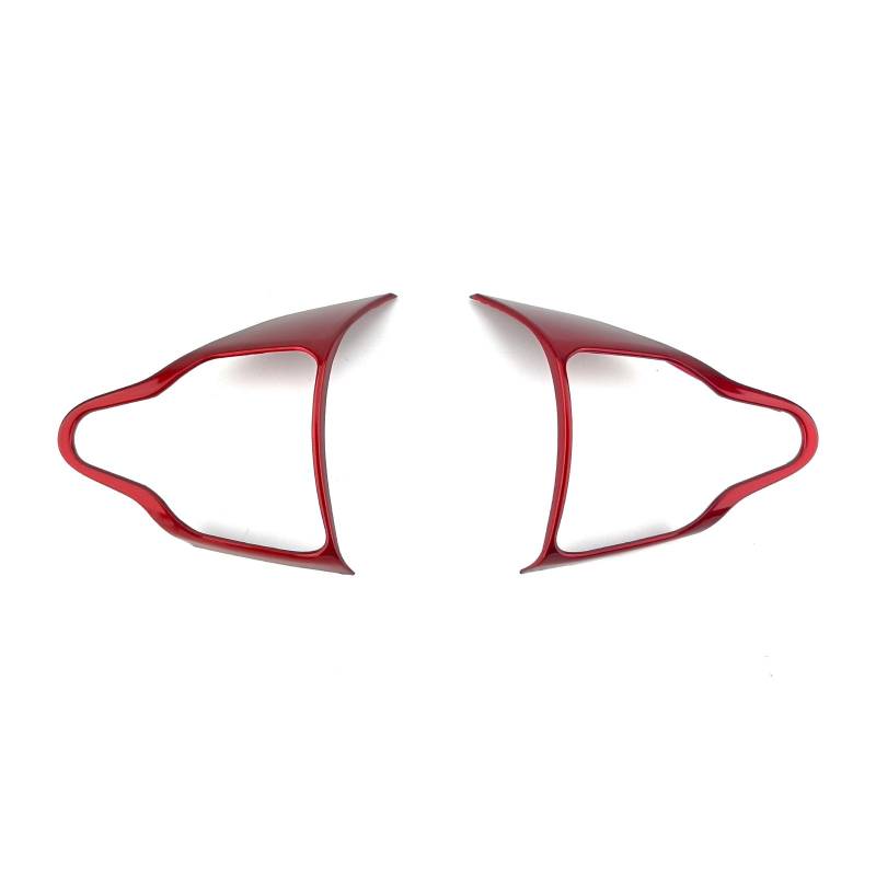FUEISOF Für Hyundai i30 N Auto Lenkradtaste Verkleidung (Rot) von FUEISOF