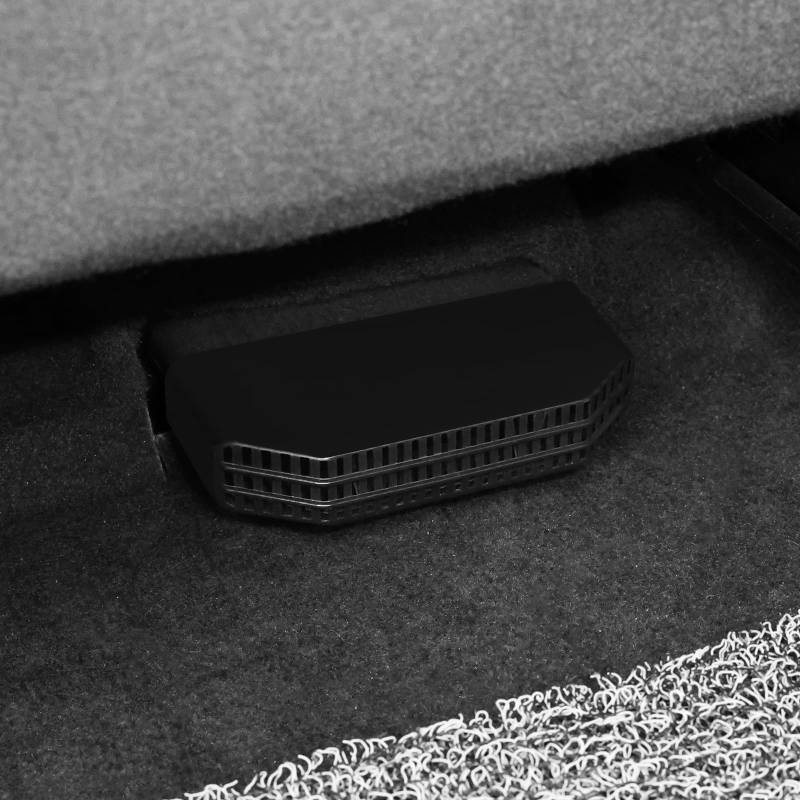 FUEISOF für Hyundai Santa Fe MX5 2024 ABS Lüftungsabdeckung Schwarz Unter-Sitz Air Vent Outlet Abdeckungen Protektoren Klimaanlagen-Steckdosenabdeckungen von FUEISOF