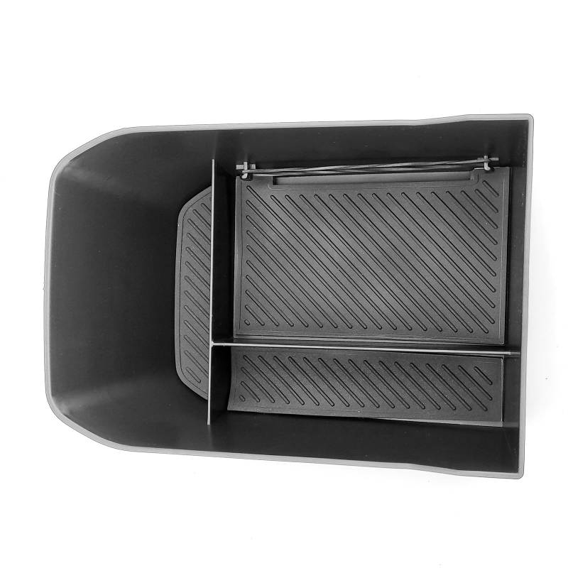 FUEISOF für Kia EV3 Mittelkonsole Aufbewahrungsbox Kompatibel Armlehne Organizer Aufbewahrungsbox Tray Storage Armlehnen Zubehör (Aufbewahrungsbox 2) von FUEISOF