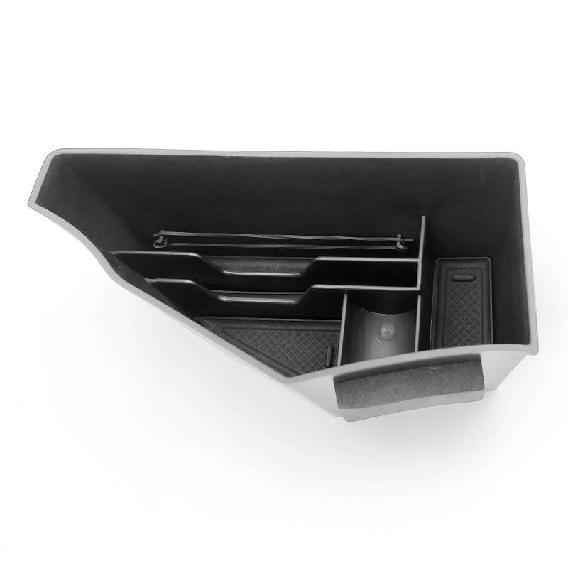 FUEISOFür Kia Sportage NQ5 2021-2024 2025 Schwarz ABS Armlehne Organizer Aufbewahrungsbox Tray Storage Armlehnen Zubehör von FUEISOF