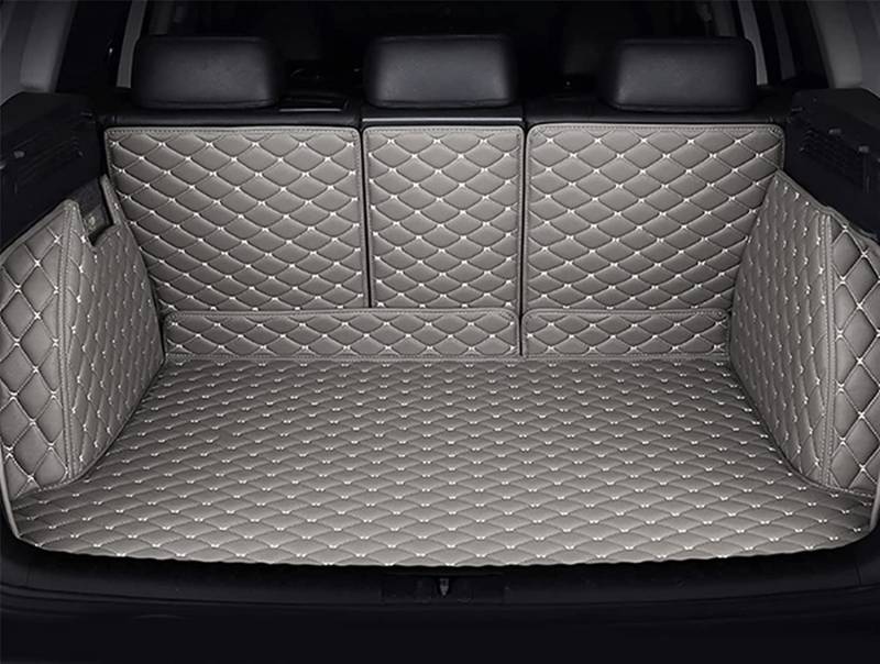 Auto Kofferraummatte für VW T-Cross 2019-2021,Trunk Mat Boot Mats VollstäNdige Einkreisung Schutzmatten ZubehöR,Grey von FUFIZU