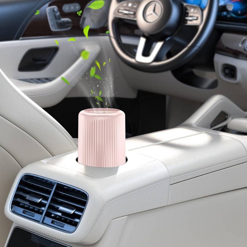 Auto Lufterfrischer, Molekulares Mikrowellen Enteisungsinstrument für Fahrzeuge, Aromatherapie Enteisungsbecher, Molekularer Enteiser für Fahrzeug, Fahrzeugmontierter Mikrowellen Enteiser (Rosa) von FUFRE