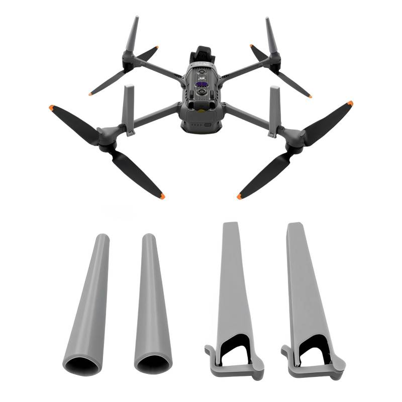 Fahrwerk für DJI Air 3 Drohne, Erweiterbares Landefüße, Verlängern Landegestell, Verlängern Fahrwerk für DJI Air 3 Drohne, Erhöhen Sie die Höhe des Drohnenkörpers, Ersatzklingen Zubehör (1 Satz) von FUFRE