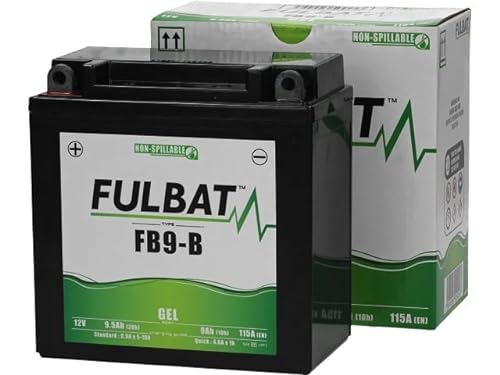 Batterie Fulbat YB9-B Gel 12V 9Ah (Wartungsfrei) von Fulbat