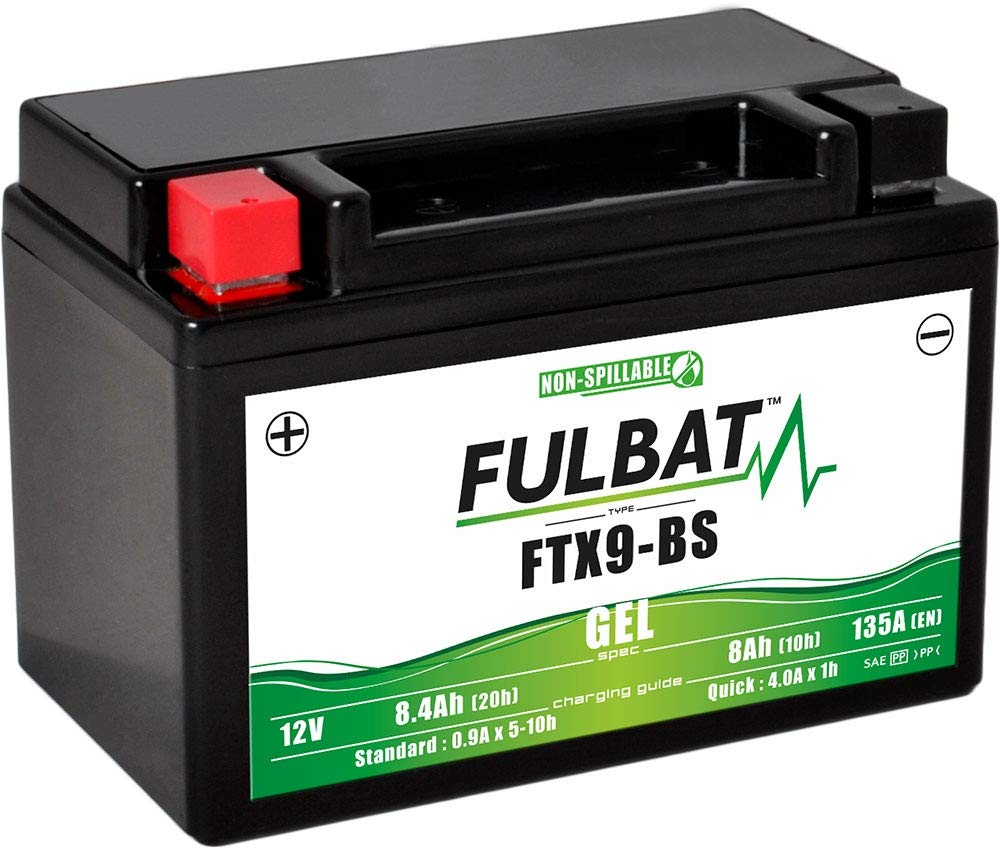 Batterie Fulbat YTX9-BS Gel 12V 8Ah (Wartungsfrei) von Fulbat