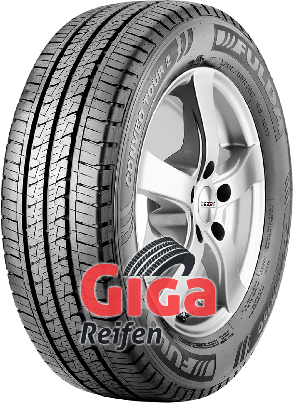 Fulda Conveo Tour 2 ( 205/65 R16C 107/105T 8PR ) von FULDA