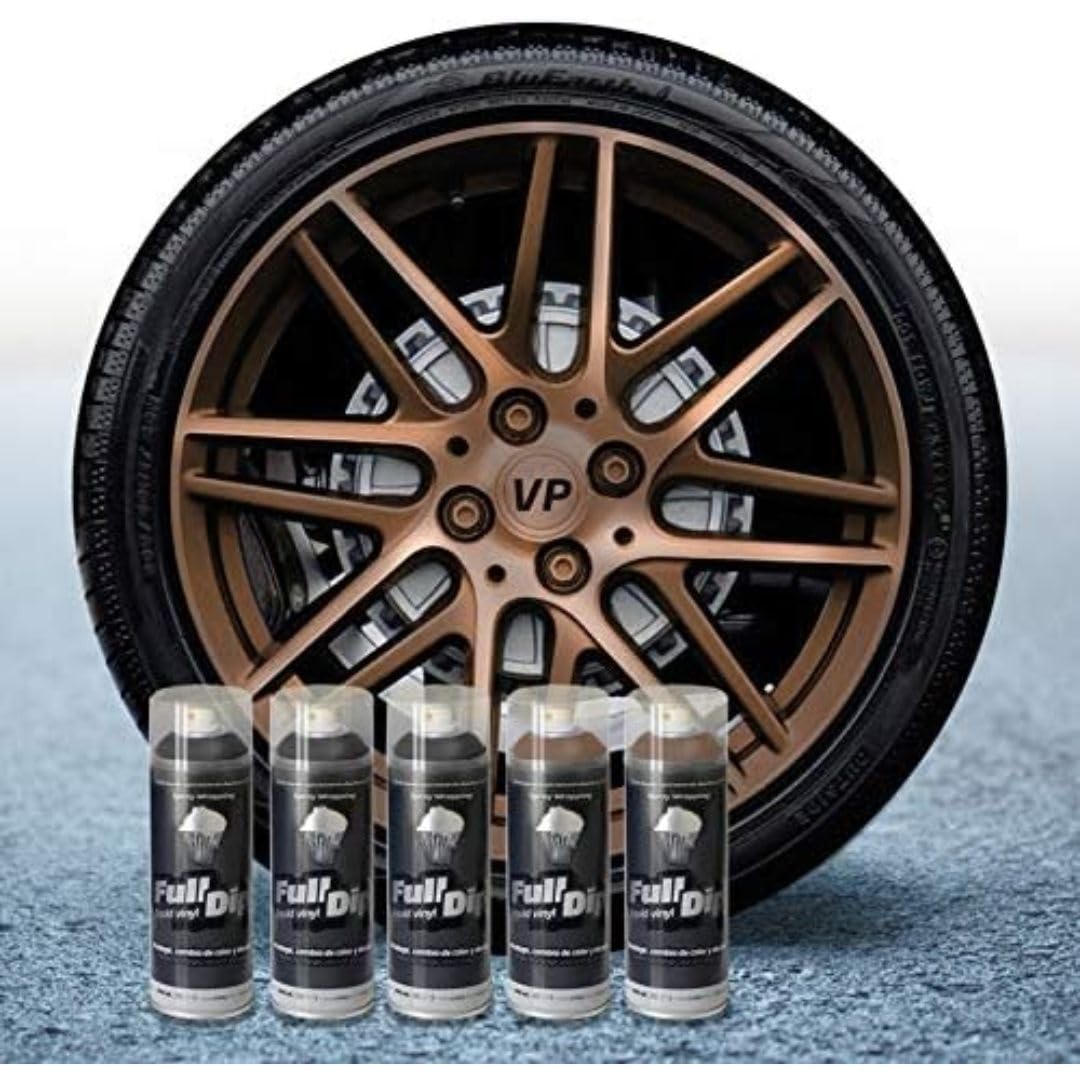 FullDip Pack 3 Sprays Schwarz + 2 Sprays Avellana Candy, Sprühfarbe von FULL DIP