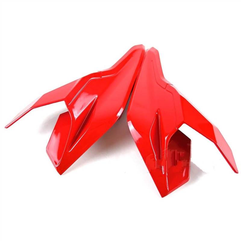 FUNFOB Aerodynamische Winglets Motorrad Einzelsitz Hinten Schwanz Spezielle Kit Hinten Sitz Hinten Trim Verkleidung Für CB650R CBR650R 2019-2022 Verkleidungs Winglets (Größe : Light red 2) von FUNFOB