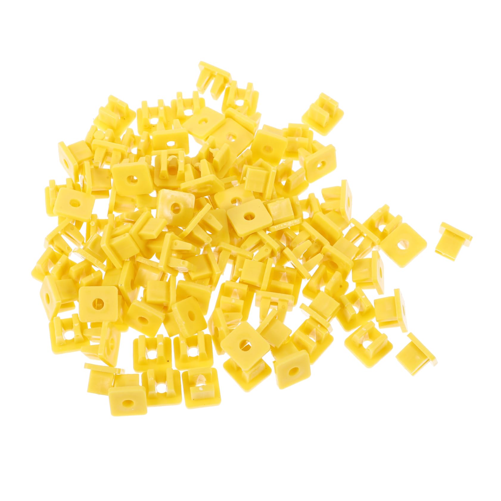 FUNOMOCYA 100 Stück Autoschutz -Schraubkarte Retainer Innere Clips Autozubehör Quadratlochhalter Auto Teil Nummernschildmutter Auto versorgung Stoßstangenabdeckungshalter Plastik Gelb FUNOMOCYA 100 Stück Autoschutz -Schraubkarte Retainer Innere Clips Autozubehör Quadratlochhalter Auto Teil Nummernschildmutter Auto versorgung Stoßstangenabdeckungshalter Plastik Gelb von FUNOMOCYA