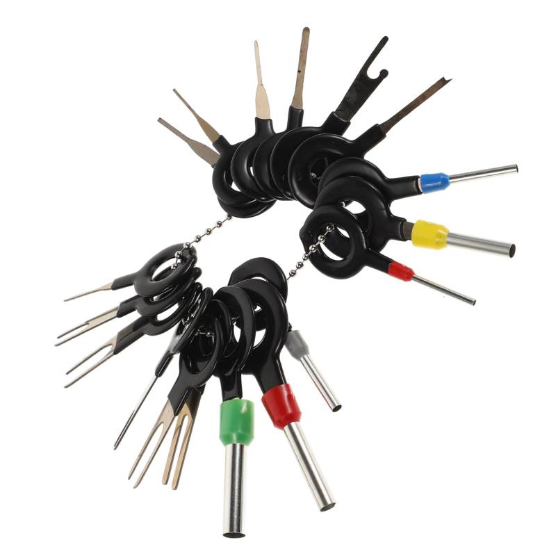 FUNOMOCYA 18Stücke Teiliges Entfernungswerkzeug Set Professionelles Pin Entfernungswerkzeug Für Kabelbaumklemmen Effizienter Stecker Demontage Werkzeug Satz Für Elektronik von FUNOMOCYA