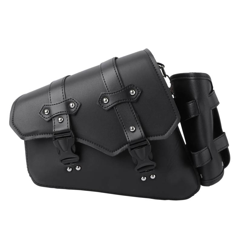 FUNOMOCYA 1Stück Werkzeugtasche Aus PU Teilige Seitentasche Mit Wasserflaschentasche Schnelle Montage Und Demontage Passend Für Motorräder Fahrräder Und Mountainbikes Langlebig von FUNOMOCYA