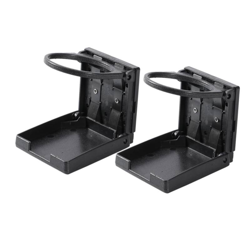 FUNOMOCYA 2 Stücke Tasse Halter Auto Zubehör Multi Funktion Trinken Halter Getränke Halter Für Auto Schwarz von FUNOMOCYA