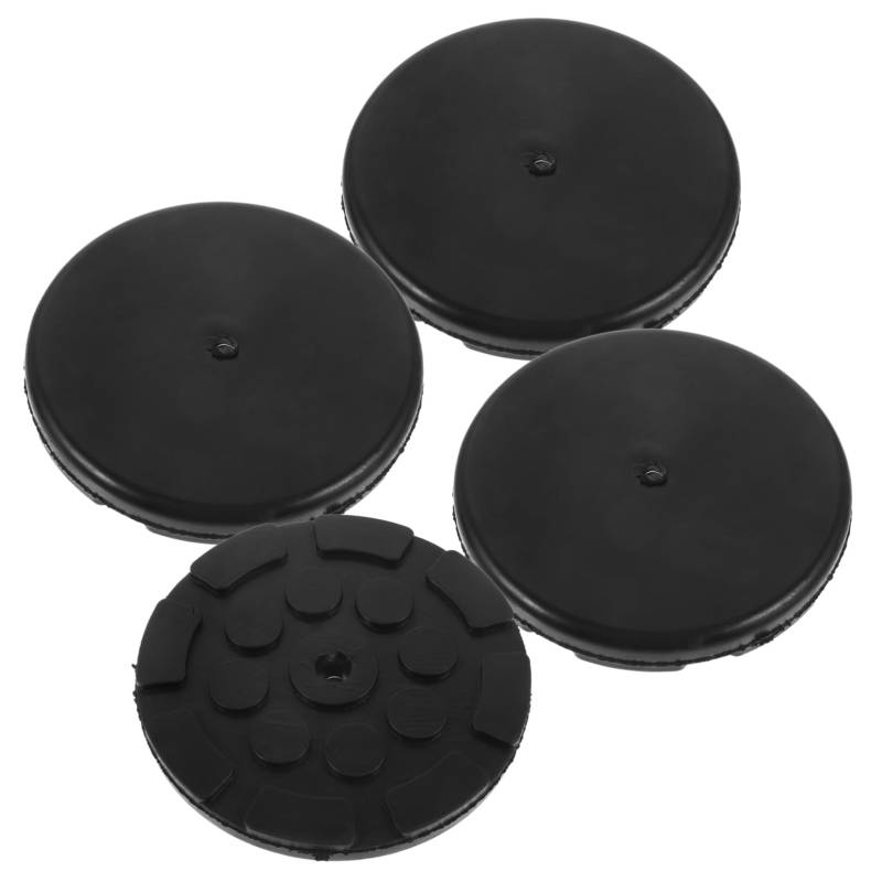 FUNOMOCYA 4Stücke Gummiauflagen für Wagenheber Universelle Wagenheber Pads Schützend für Verschiedene Modelle Langlebig und Praktisch für Hebeanwendungen von FUNOMOCYA