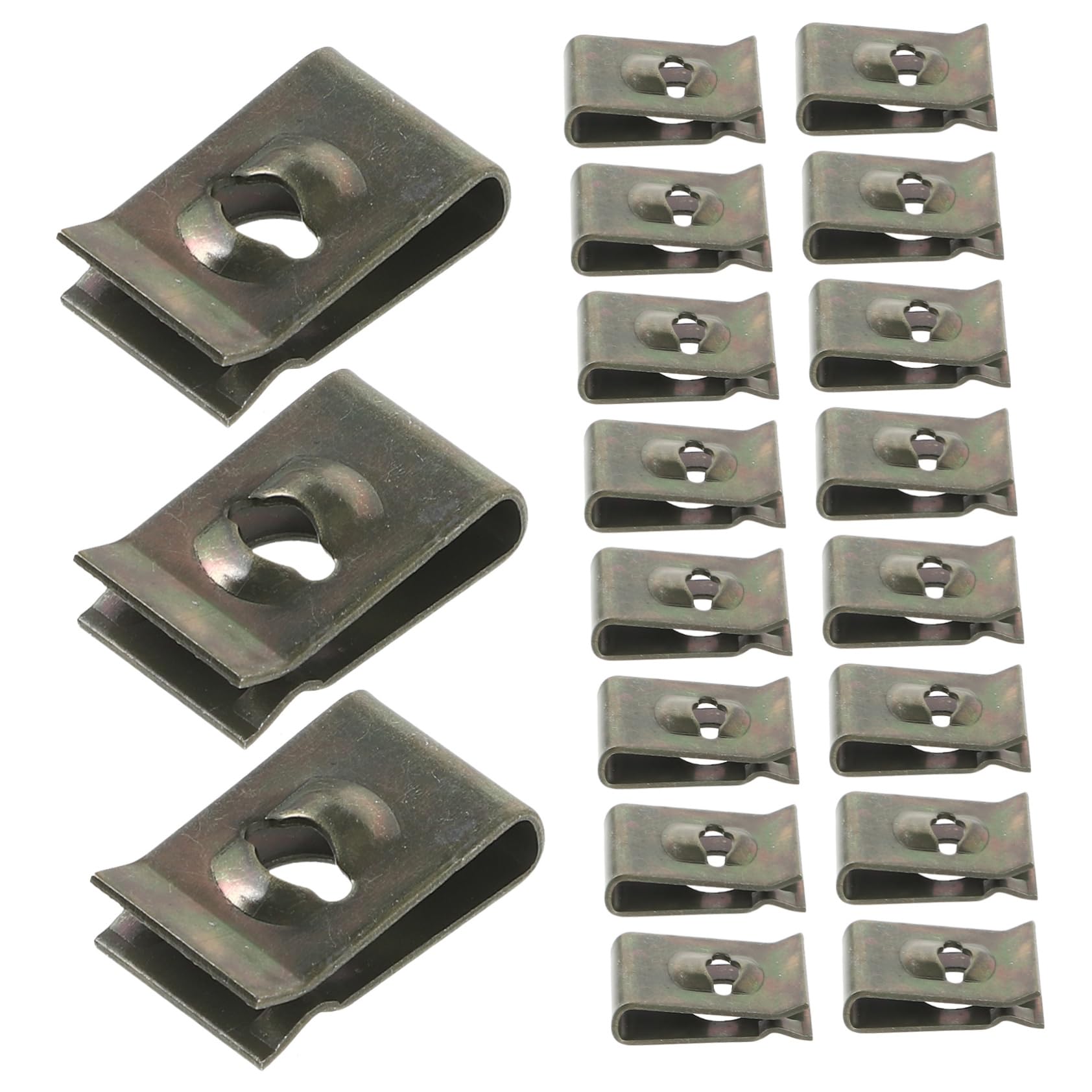 FUNOMOCYA 50Stücke U Förmige Stoßfänger Halteklammern Universelle Befestigungsclips für Autos Kfz Retainer Clips für Stoßstangen Karosserieteile und Autoinnenraum FUNOMOCYA 50Stücke U Förmige Stoßfänger Halteklammern Universelle Befestigungsclips für Autos Kfz Retainer Clips für Stoßstangen Karosserieteile und Autoinnenraum von FUNOMOCYA