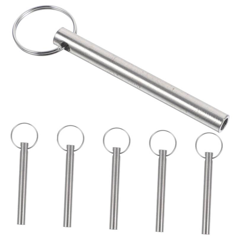 FUNOMOCYA 6 Stück Yo-yo Wellenentlader -ziehen Abzieher Entfernung Mit Lager Multifunktionswerkzeug Zubehör Für Jo-jo-bälle Jo-jo-zubehör Metall Silver von FUNOMOCYA