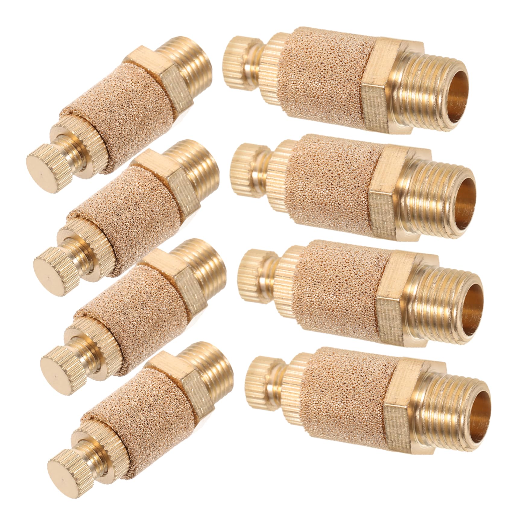 FUNOMOCYA 8Stücke Npt Pneumatischer Effektive Geräuschreduzierung für Druckluftanlagen Einfache Installation Kompatibel mit Verschiedenen Pneumatischen Geräten FUNOMOCYA 8Stücke Npt Pneumatischer Effektive Geräuschreduzierung für Druckluftanlagen Einfache Installation Kompatibel mit Verschiedenen Pneumatischen Geräten von FUNOMOCYA