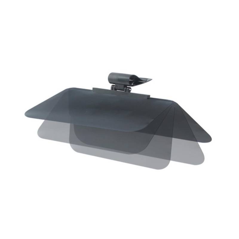 FUNOMOCYA Auto Sonnenschutz Visier Extender Großes Blendung Visier für Frontscheibe Schützt Sonnenstrahlen UV Strahlen für Pkw LKW Wohnmobile Schwarz von FUNOMOCYA