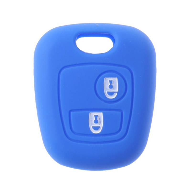 FUNOMOCYA Silikon Schlüsseletui Autoschlüssel Hülle Cover Autoschlüssel Behälter Schlüsselhülle Schlüsselhülle Cover Für Auto Blau von FUNOMOCYA
