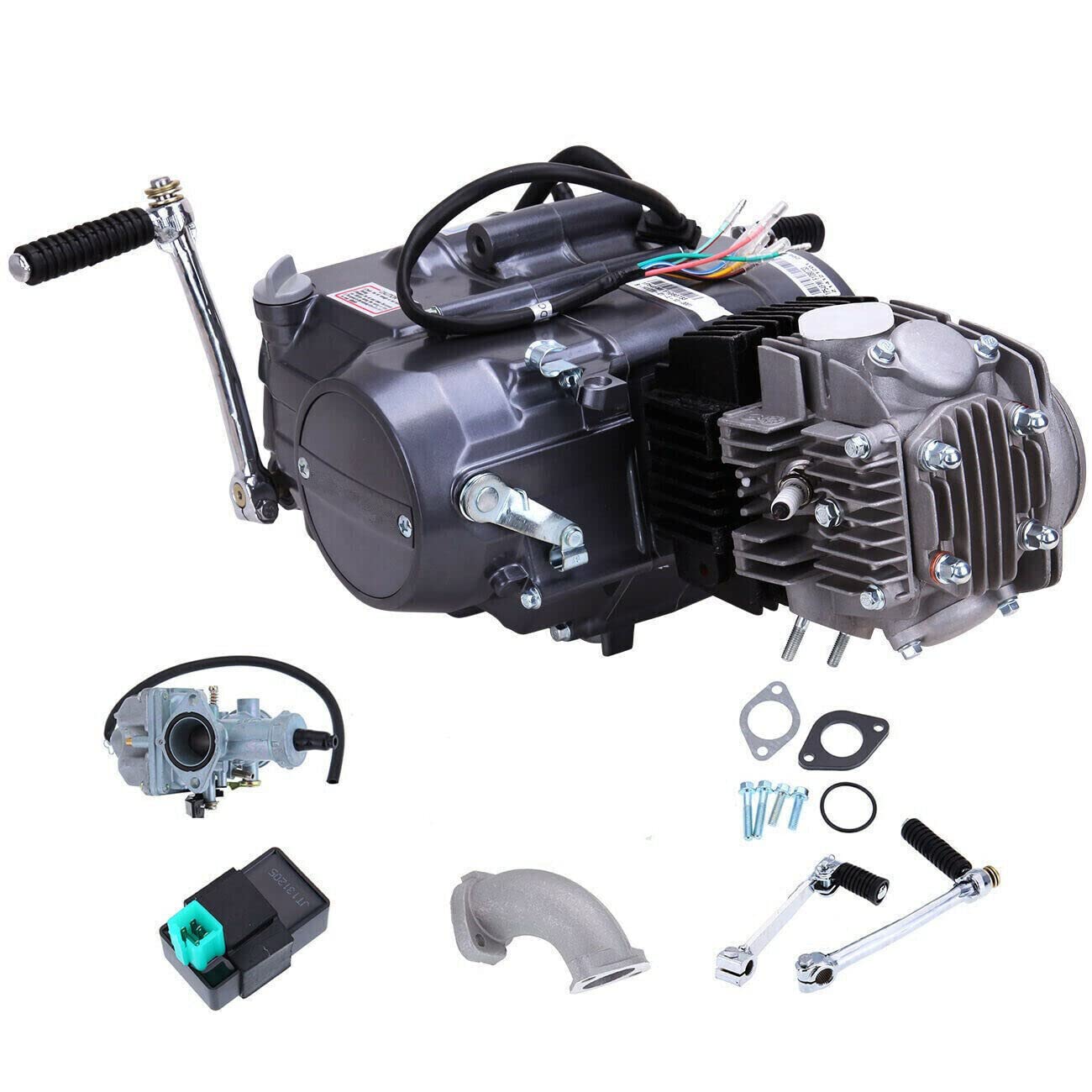 125cc Motor Motocross Pit Bike Bike Cross Viertaktmotor Luftgekühlt Motor für Motocross CRF50 XR50 CRF70 125cc Motor Motocross Pit Bike Bike Cross Viertaktmotor Luftgekühlt Motor für Motocross CRF50 XR50 CRF70 von FUNYSF