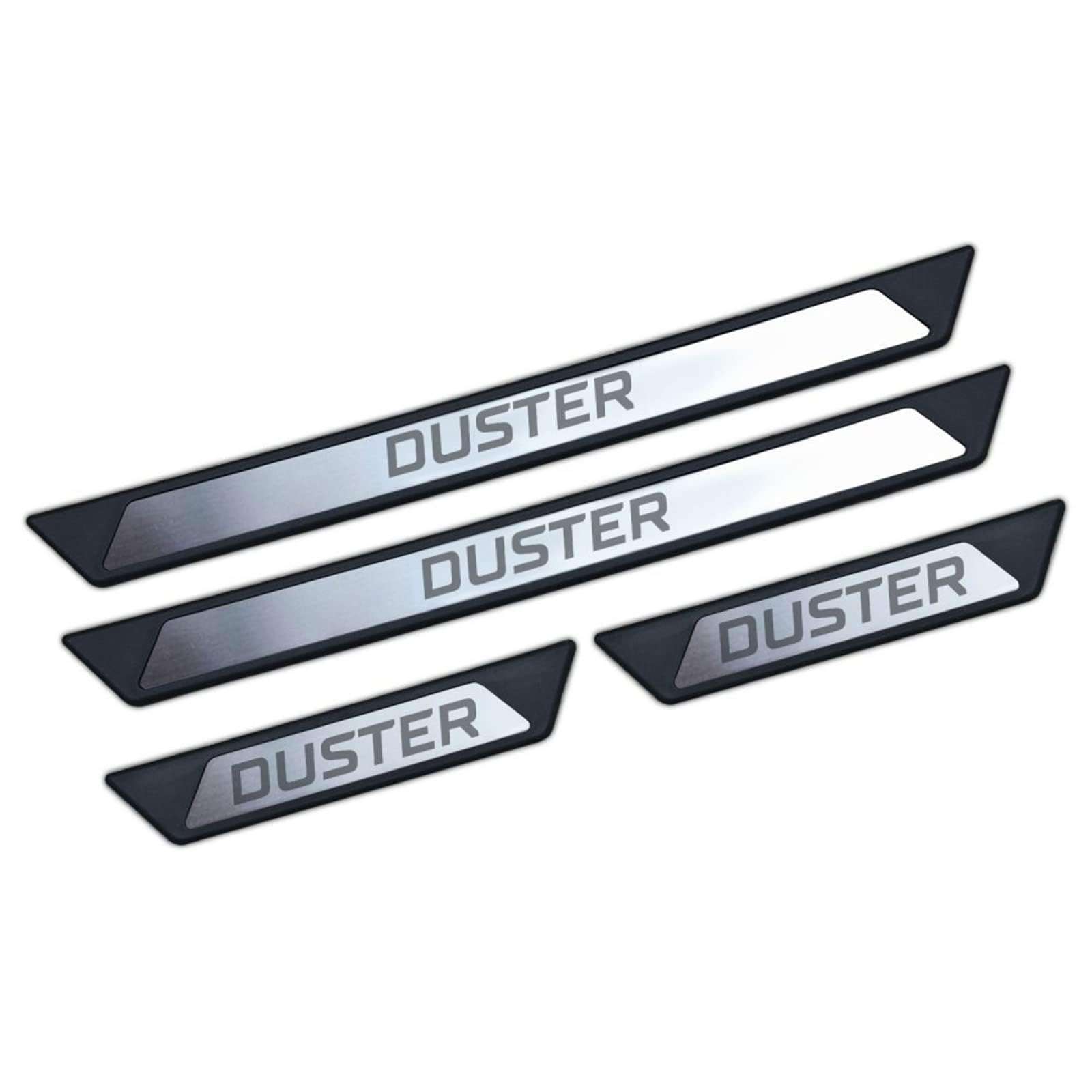 4 Stück Einstiegsleisten für Dacia Duster II 2018-2022,Edelstahl Auto Türschweller Schutz Folie Abrieb und Kratzschutz Karosserie Dekor Anbauteile von FURLOU