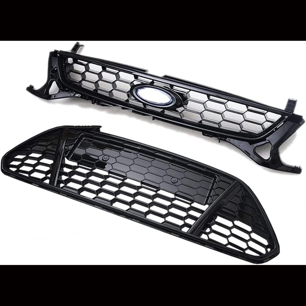 Auto Front Kühlergrille für Ford Mondeo MK4 2011 2012 2013, Frontstoßstange Radiator Kühlergrille, Mittelnetz Grilles Racing Grill, Auto Styling Zubehör von FURLOU