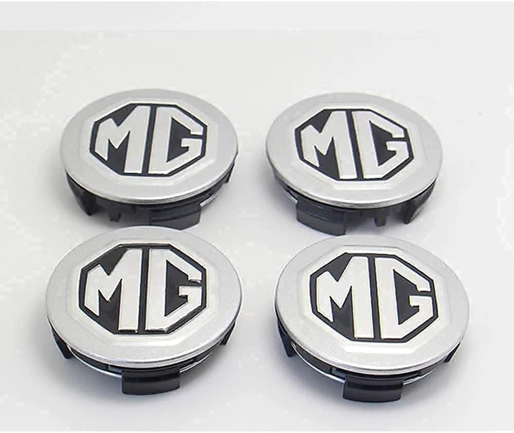 Auto Nabenkappen für MG MG4 2022-2023 56mm,Reifen Felgen Zubehör Radnaben Nabenkappen Nabendeckel Radnabenabdeckung Felgenkappen Radkappe Logo von FURLOU