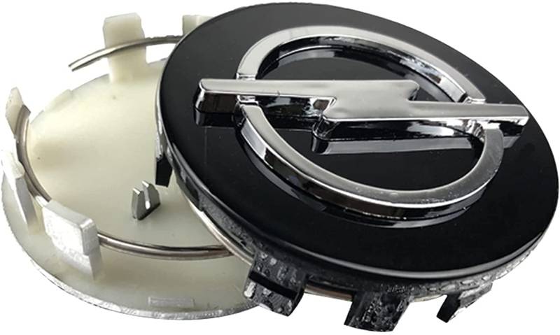 Auto Nabenkappen für Opel Opel Vivaro 2006-2013 58mm,Radnaben Ersatzrad Abdeckungen Felgendeckel Radnabenabdeckung Radmutterkappen Wasserdicht Felgen Zubehör,B von FURLOU