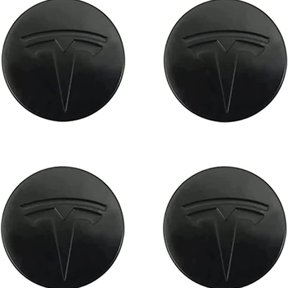 Auto Nabenkappen für Tesla Model 3 X S 65mm D,Reifen Felgen Zubehör Radnaben Nabenkappen Nabendeckel Radnabenabdeckung Felgenkappen Radkappe Logo,H von FURLOU