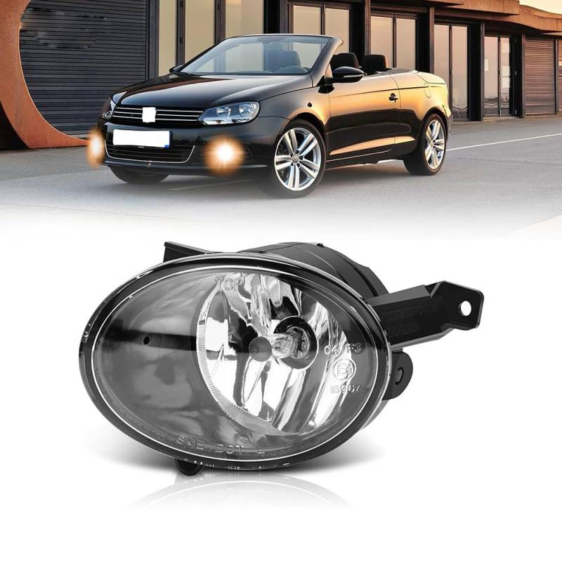 FURLOU Auto Nebelscheinwerfer Zubehör für VW Touareg 2011-2014,Frontstoßstange Frontscheinwerfer Fernlicht Leuchten Beleuchtung Ersatz Klar Leuchtenteile,right von FURLOU