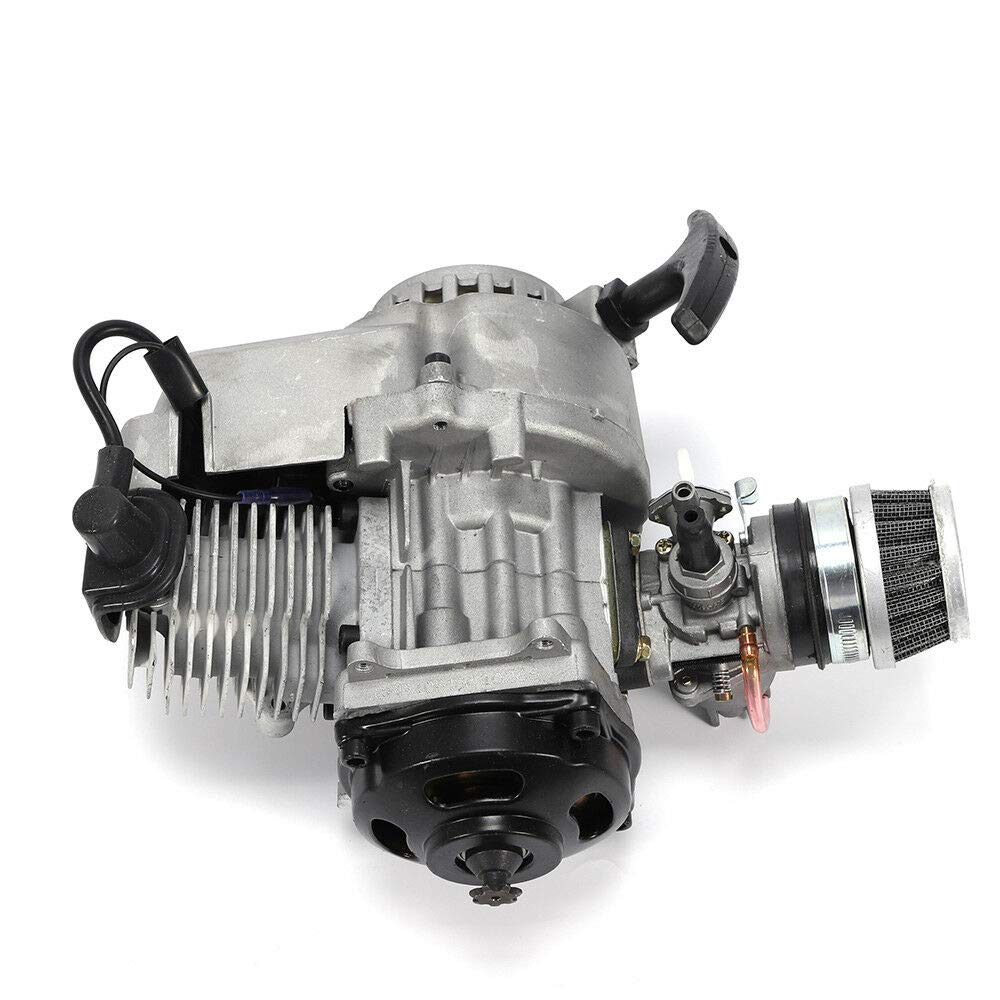 49CC 2-Takt Pocket Bike Getriebe Vergaser Set Motor Aluminum Minimotor Motor mit Vergaser Getriebe für Pocket Bike Mini Dirt Bike ATV Roller 49CC 2-Takt Pocket Bike Getriebe Vergaser Set Motor Aluminum Minimotor Motor mit Vergaser Getriebe für Pocket Bike Mini Dirt Bike ATV Roller von FUROMG