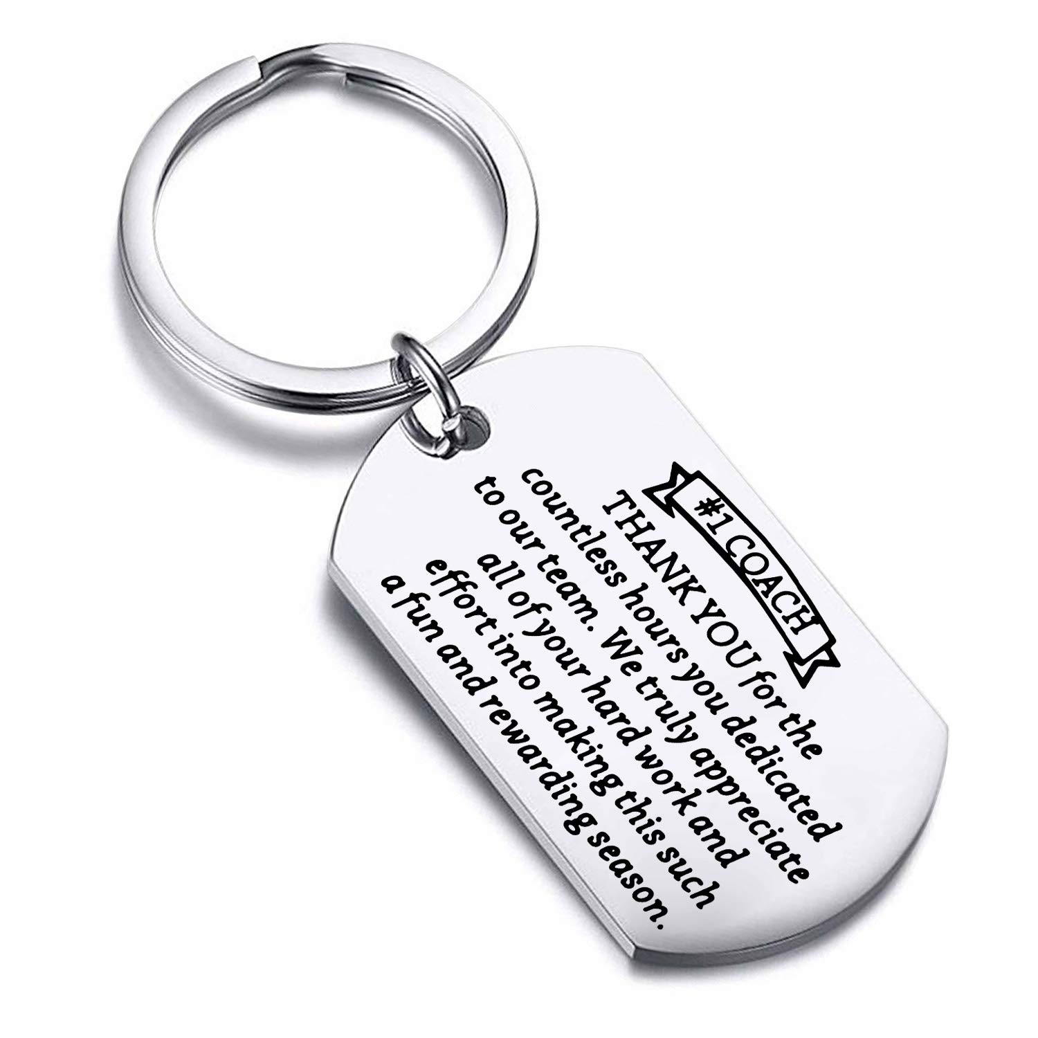 FUSTMW Coach Thank You Schlüsselanhänger #1 Coach Geschenk Wertschätzung Geschenk für Fußball Basketball Fußball Baseball Trainer Ruhestand Geschenk, #1 Coach Geschenk, Large FUSTMW Coach Thank You Schlüsselanhänger #1 Coach Geschenk Wertschätzung Geschenk für Fußball Basketball Fußball Baseball Trainer Ruhestand Geschenk, #1 Coach Geschenk, Large von FUSTMW