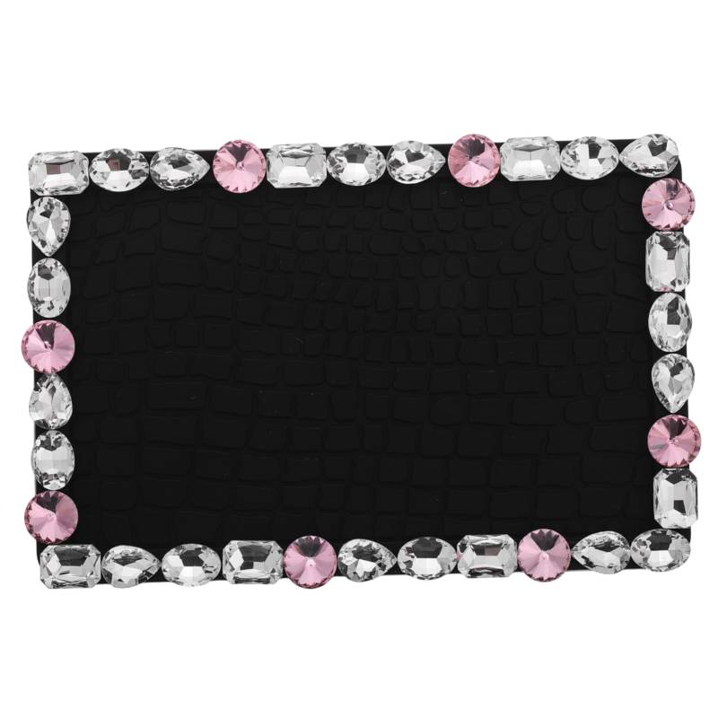 FUTUREORYY Auto Anti-rutsch-Matte Auto-armaturenbrett-Organizer Bling Automatten Armaturenbrettdekorationen Damen Armaturenbrett-Ornament-pad Armaturenbrett Zubehör Glas von FUTUREORYY
