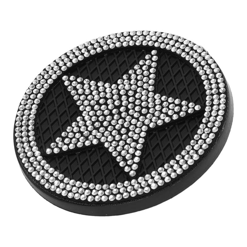 FUTUREORYY Autobechhalter Untersetzer Kaffeetassenmatte Automobil Anti -Slip -Auto -innenzubehör Untersetzer Für Frauen Anti -Slip -pad Für Auto Automatische Innenräume Strassmatten Weiß PVC von FUTUREORYY