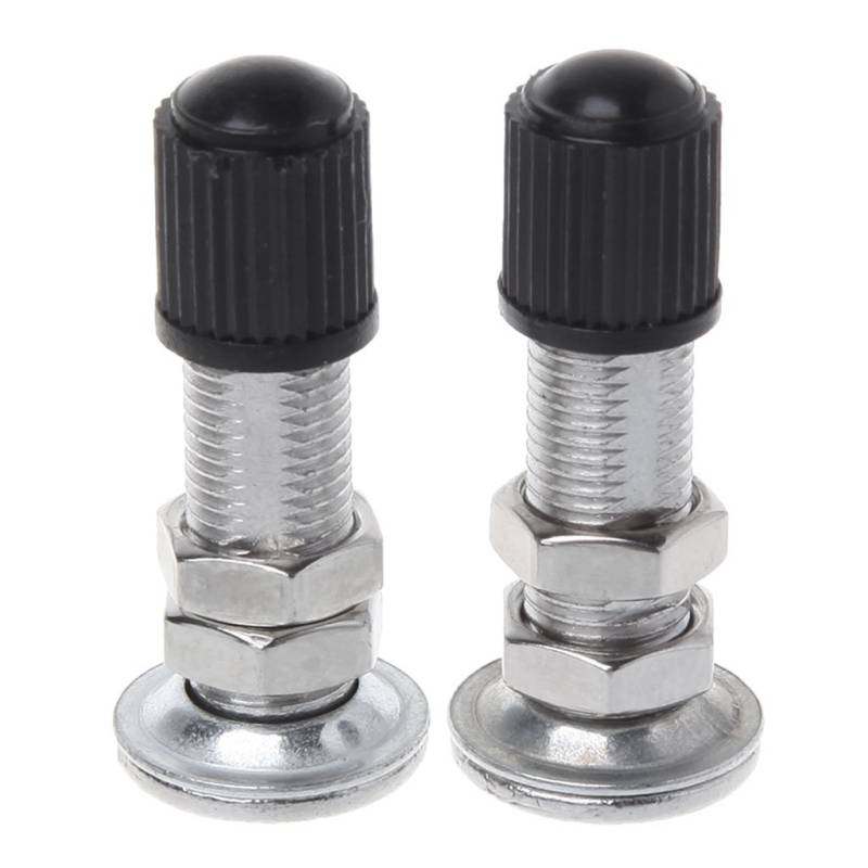 2 Stück verlängerte Innenreifenventile Zinklegierung Fahrräder Rad Reifenventile Mountainbike Reifenventile von FUUGlan