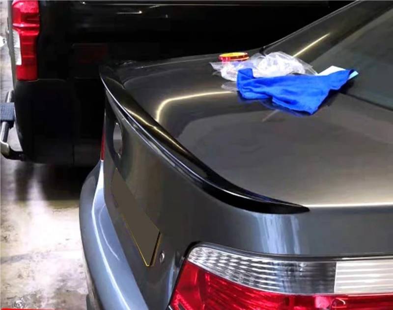 Kofferraumdeckel Spoiler Für 5er-Serie Für E60 2004 2005 2006 2007 2008 2009 2010 Heckklappe Boot Ducktail Lip Spoiler Wings Heckspoiler Kofferraumspoiler von FUYRHP