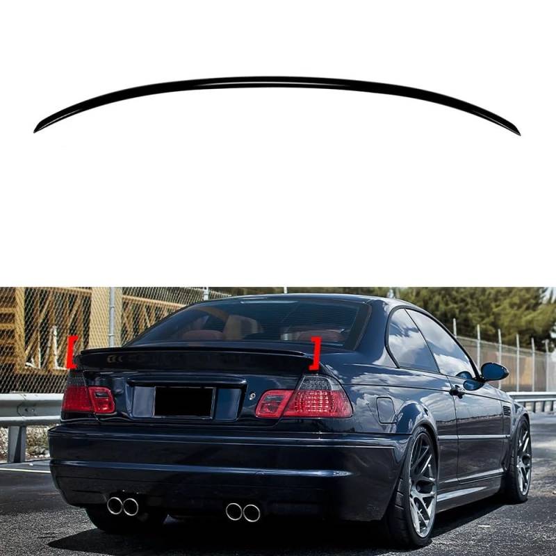 Kofferraumdeckel Spoiler Für E46 Für 3 Serie 1999 2000 2001 2002 2003 2004 2005 Hinten Stamm Deckel Spoiler Flügel Heckspoiler Kofferraumspoiler von FUYRHP