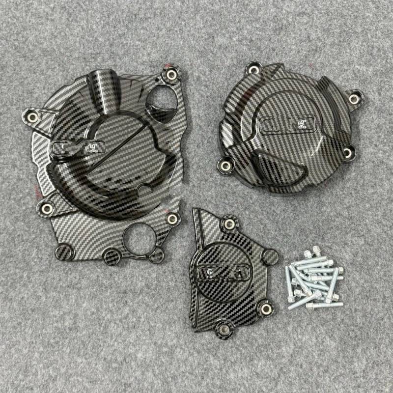 Motorabdeckung Motorrad Für ZX25R ZX4R ZX4RR ZX400R ZX400RR Motorrad Lichtmaschine Kupplung Schutz Abdeckung Zubehör von FUYRHP