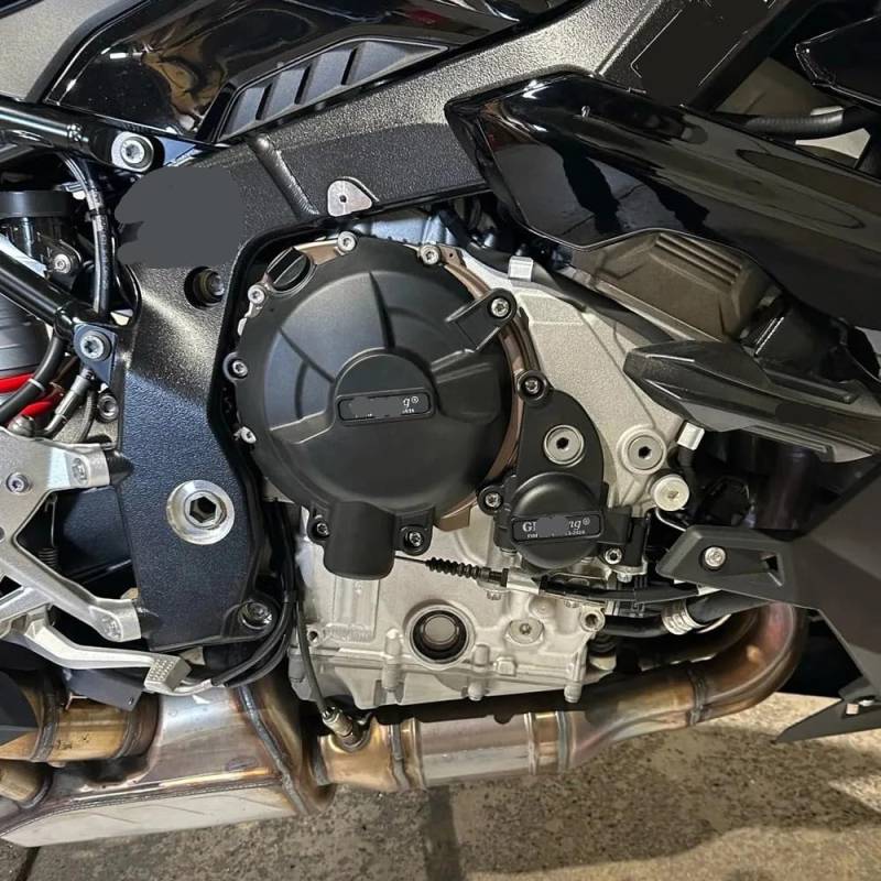 Motorabdeckung Motorrad Motorradzubehör Motorabdeckungsschutzset Für S1000R 2021-2024 von FUYRHP