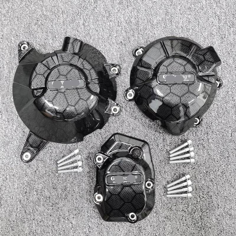 Motorabdeckung Motorrad Motorräder Motorabdeckung Schutzhülle Für Z900 Z900SE 2017-2024 von FUYRHP