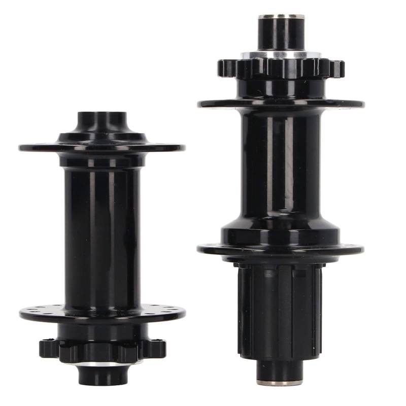 2pcs schwarze Aluminium -Legierungs -Hubs, 32 Löcher vorne Heckscheiben -Hubs, CNC, Anodenprozess für dauerhafte Leistung und Stabilität beim Bergradfahren von FUZHUI