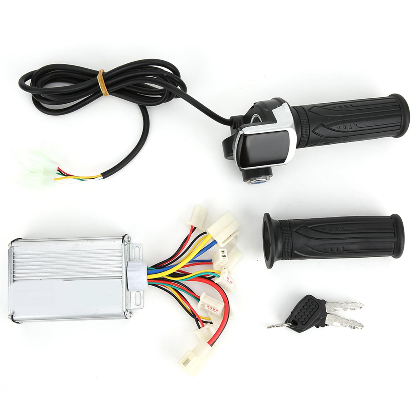 36 V 1000 W Bürstensteuerung und Multifunktions-Daumengasgriff-Set mit Schloss und elektrischer Mengenanzeige, intelligent für Motor und Batterie 36 V 1000 W Bürstensteuerung und Multifunktions-Daumengasgriff-Set mit Schloss und elektrischer Mengenanzeige, intelligent für Motor und Batterie von FUZHUI
