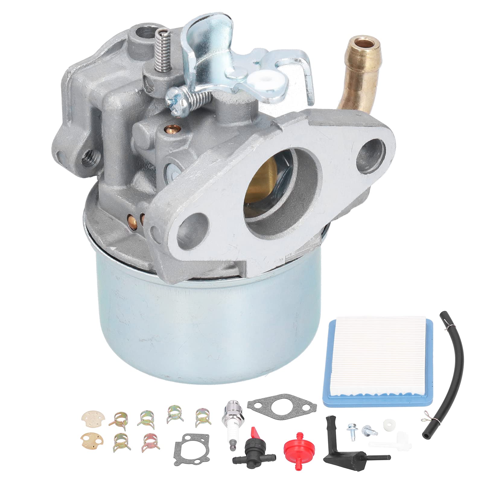 Carburetor Kit for Intek 190 6HP 206 5.5hp Motors, Excellent Quality Aluminum, Installation, Includes Carburetor Air Fuel Line More, Fits Tiller Washer Carburetor Kit for Intek 190 6HP 206 5.5hp Motors, Excellent Quality Aluminum, Installation, Includes Carburetor Air Fuel Line More, Fits Tiller Washer von FUZHUI