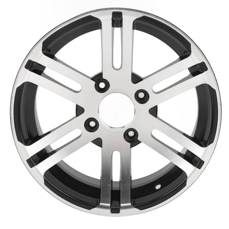 FUZHUI 14in Aluminiumlegierungsrad Hub für ATV Go Kart Cart, Festigkeitskonstruktion, eleganter, einfacher Betrieb, Wetter, Lebensdauer -Upgrade für eine verbesserte Fahrleistung (Vorderrad) von FUZHUI