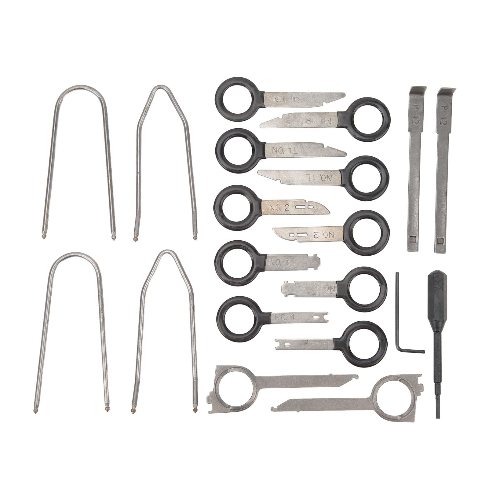 FUZHUI 20pcs Universal Radio Entfernung Tool Kit, bestehend aus dauerhaft Stahl, ergonomisch für Stereo- und CD -Player -Entfernung in Autos und Lastwagen FUZHUI 20pcs Universal Radio Entfernung Tool Kit, bestehend aus dauerhaft Stahl, ergonomisch für Stereo- und CD -Player -Entfernung in Autos und Lastwagen von FUZHUI