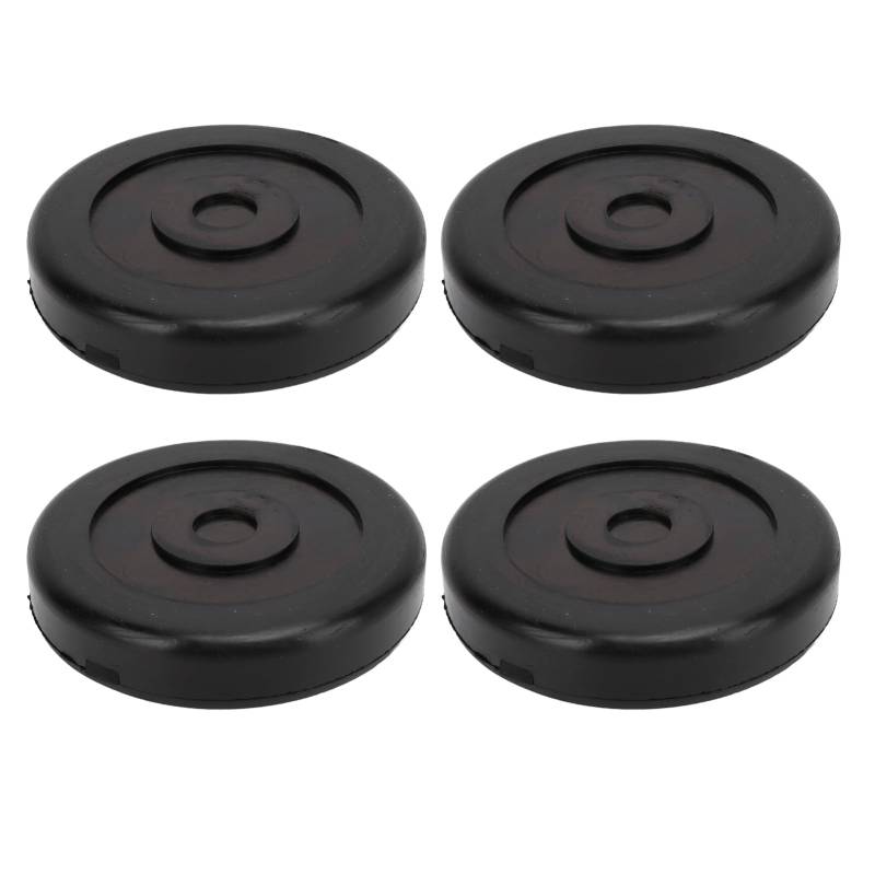 FUZHUI 4 Stück 5 Zoll Slip Round Rubber Jack Arm Pads 5715017 für stabiles Heben von Autos, Ersatz für BendPak Dannmar, langlebiges Hartgummimaterial, passend für 2-Säulen und viele von FUZHUI