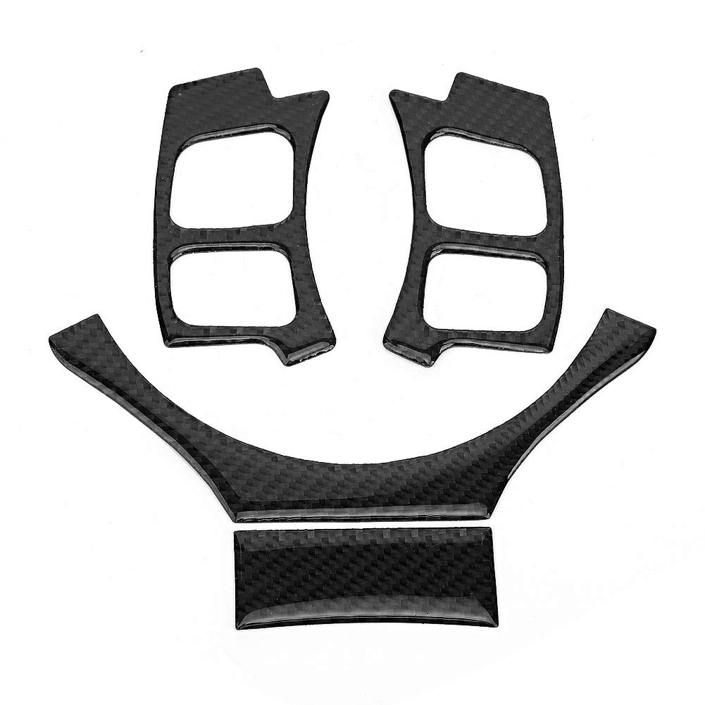 FUZHUI 4 Stück Carbon Lenkrad verkleidung Set für IS250 IS300 IS350 2014 2018, Luxuriöse Auto Innendekoration, Installation und Kratzer (C) von FUZHUI