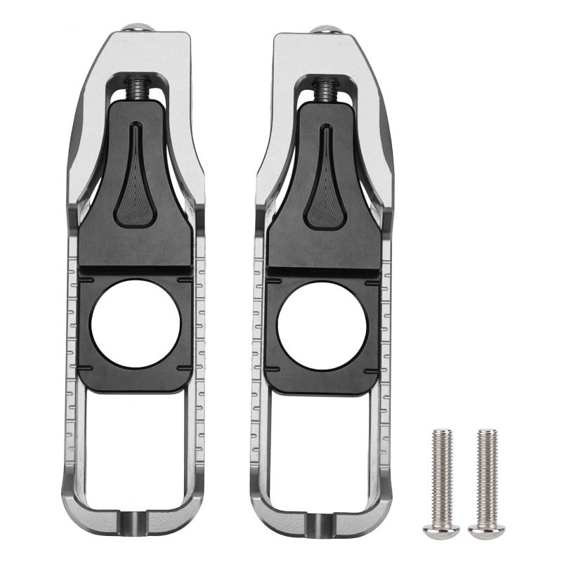 FUZHUI Die Motorradkette für Aluminiumlegierung, Linke und rechte Ersatz für YZF R6 2017-2020, anodierte äußere Schicht, einfache Installation, dauerhaft und, verstärken (B Titanium) von FUZHUI