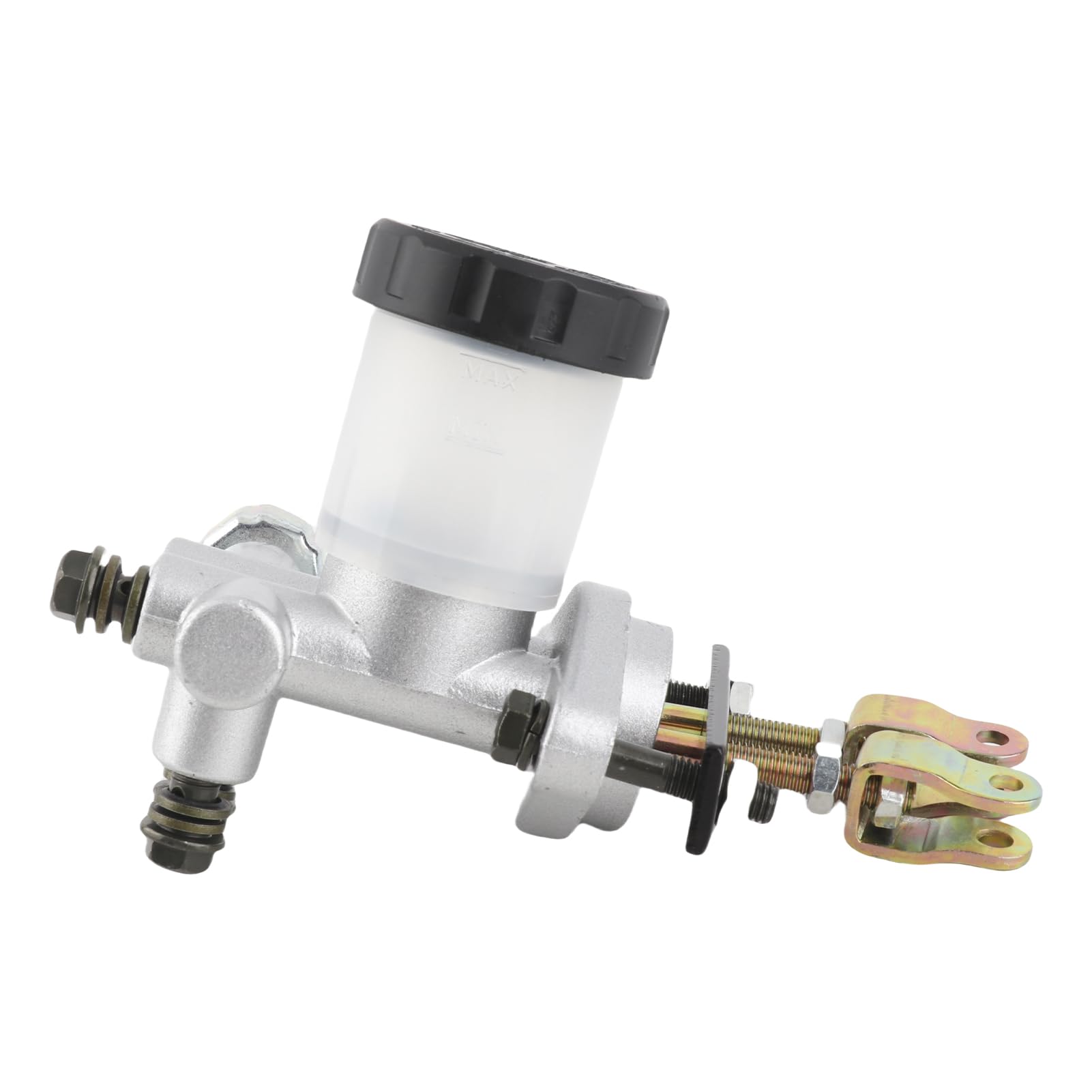 Hydraulikbrems -Hauptzylinderbaugruppe für Go Kart, 90 bis 250 kompatibel, einfache Installation, Metall -Kunststoffmaterial, direkter Austausch für beschädigte Teile Hydraulikbrems -Hauptzylinderbaugruppe für Go Kart, 90 bis 250 kompatibel, einfache Installation, Metall -Kunststoffmaterial, direkter Austausch für beschädigte Teile von FUZHUI