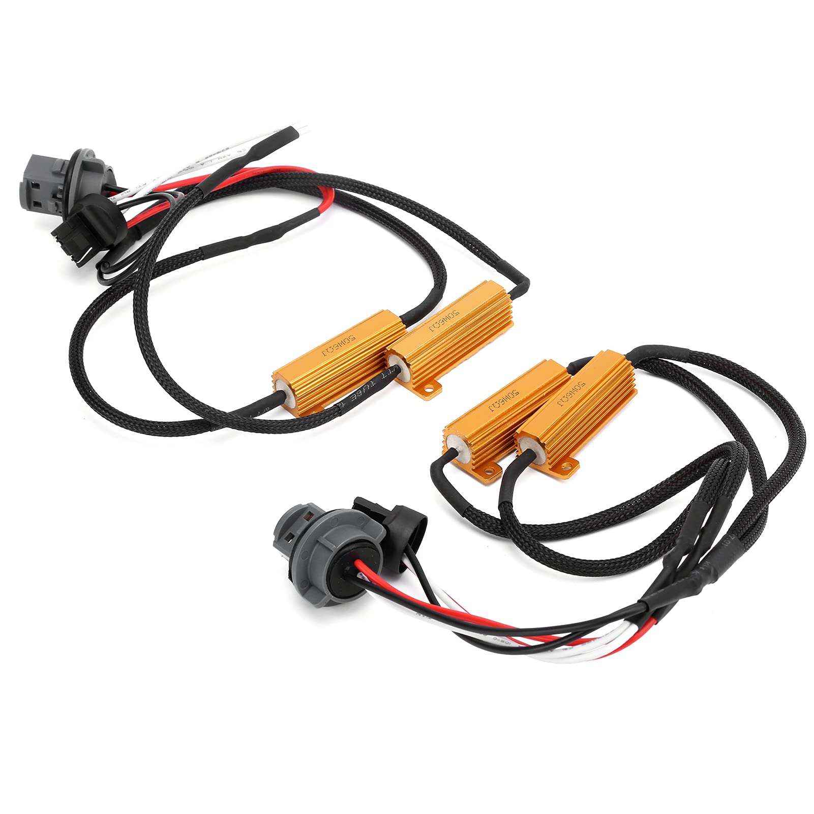Paar 7443 LED -Ladungswiderstand Canceller 50W 6 Ω, Flackern Sie Nebelscheinwerfer für Autoscheinwerfer Nebelschwerpunkte, Installation ohne Verdrahtungsmodifikation Paar 7443 LED -Ladungswiderstand Canceller 50W 6 Ω, Flackern Sie Nebelscheinwerfer für Autoscheinwerfer Nebelschwerpunkte, Installation ohne Verdrahtungsmodifikation von FUZHUI